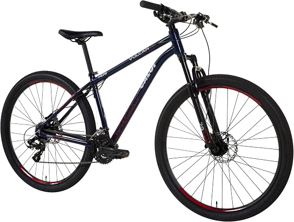 Bicicleta Caloi Vulcan HDS Azul Suspensão Dianteira e Freio a Disco Hidráulico Aro 29 24 Velocidades