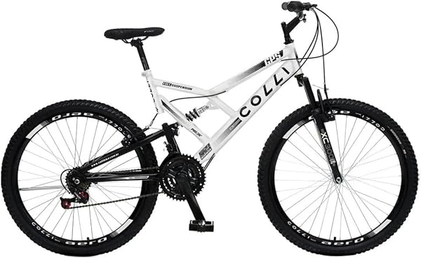 Bicicleta Colli GPS Aro 26 Dupla Suspensão 21v Freio V-Brake
