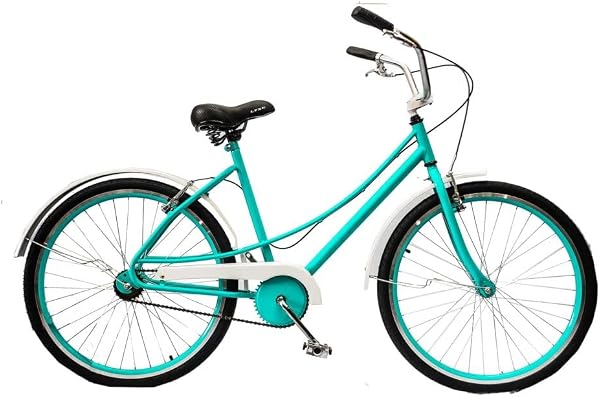 Bicicleta Retrô Aro 26 Estilo Ceci Azul Turquesa