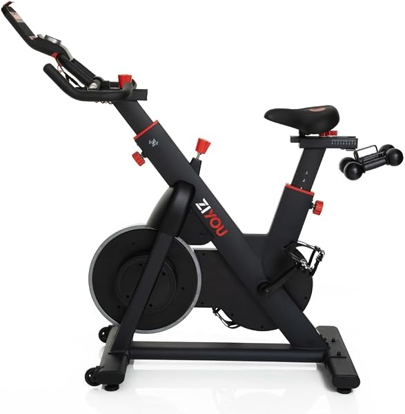 Bicicleta Spinning Ergométrica ZiYou 250-S Bluetooth Magnética 15kg