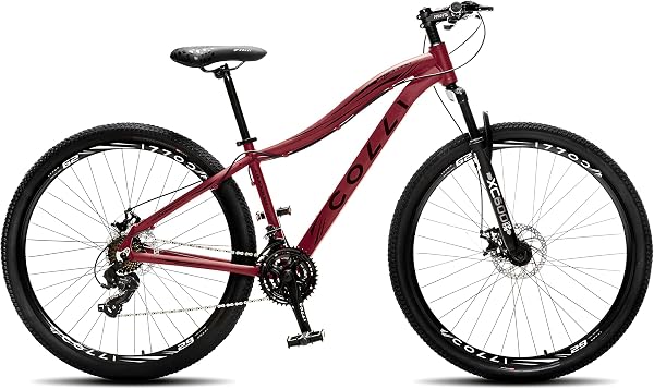 Colli Bike Eudora Aro 29 21v Alumínio Quadro Rebaixado Freio a Disco Câmbio Shimano