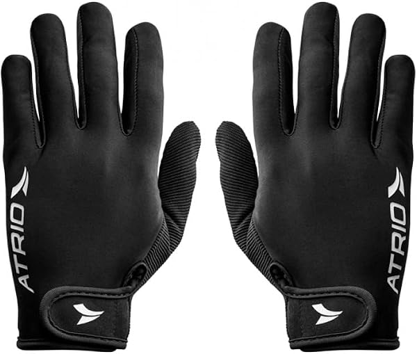 Luvas de Ciclismo Resistente Dedo Longo Tamanho M Preto Atrio BI215