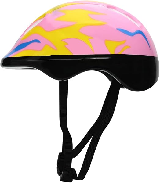 Mimo Style Capacete Infantil Chamas Rosa