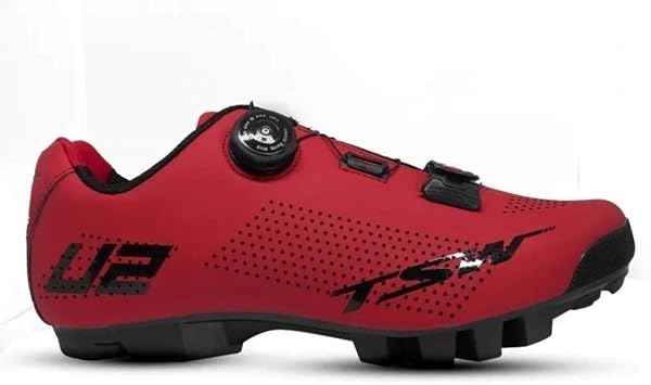 Sapatilha MTB Ciclismo TSW Smart II Vermelha