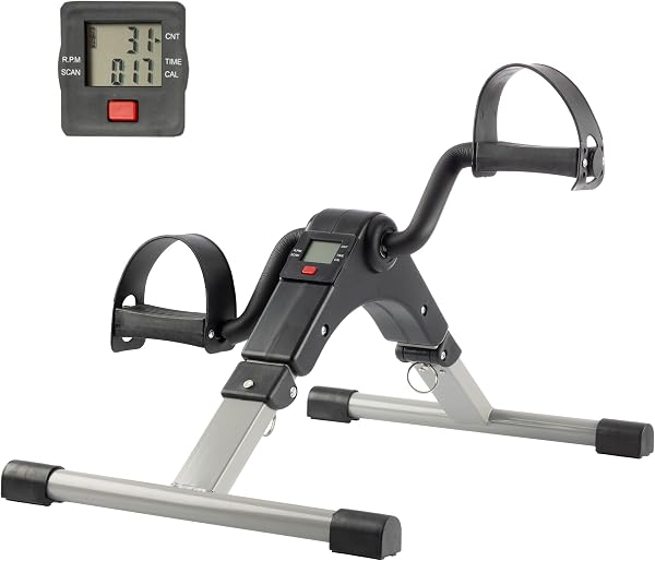 Wakeman Minibicicleta Ergonométrica Portátil Dobrável com Display